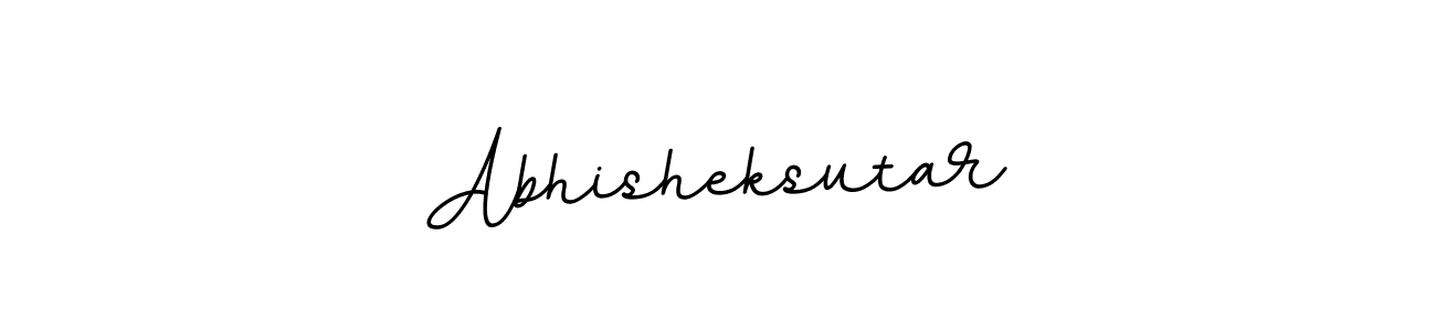 How to make Abhisheksutar name signature. Use BallpointsItalic-DORy9 style for creating short signs online. This is the latest handwritten sign. Abhisheksutar signature style 11 images and pictures png