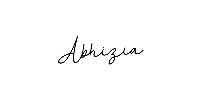How to make Abhizia name signature. Use BallpointsItalic-DORy9 style for creating short signs online. This is the latest handwritten sign. Abhizia signature style 11 images and pictures png
