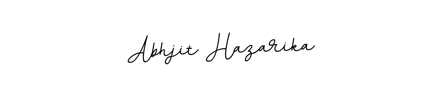 Make a beautiful signature design for name Abhjit Hazarika. With this signature (BallpointsItalic-DORy9) style, you can create a handwritten signature for free. Abhjit Hazarika signature style 11 images and pictures png