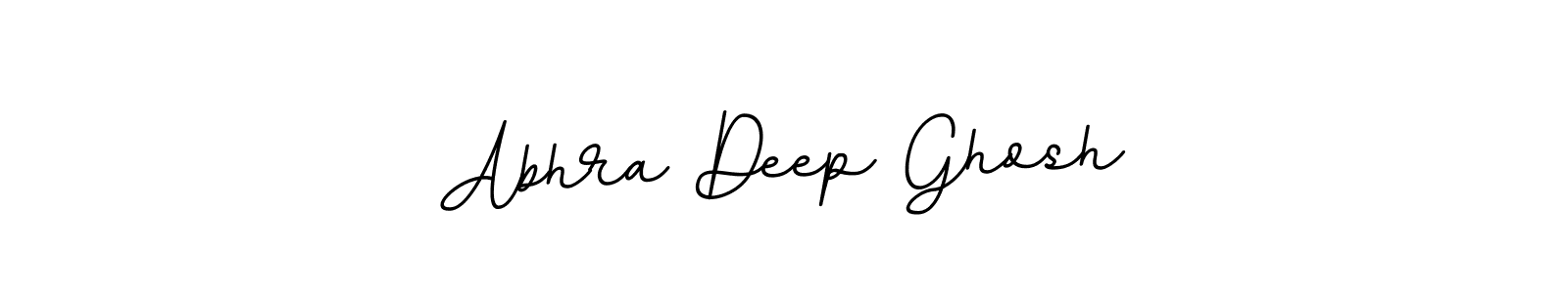 The best way (BallpointsItalic-DORy9) to make a short signature is to pick only two or three words in your name. The name Abhra Deep Ghosh include a total of six letters. For converting this name. Abhra Deep Ghosh signature style 11 images and pictures png