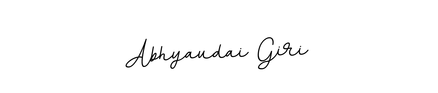 Make a beautiful signature design for name Abhyaudai Giri. With this signature (BallpointsItalic-DORy9) style, you can create a handwritten signature for free. Abhyaudai Giri signature style 11 images and pictures png