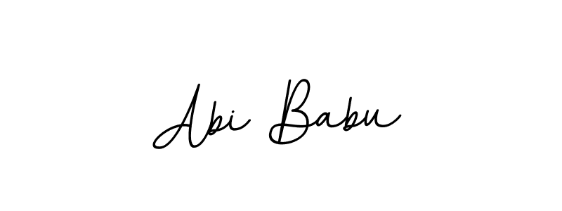 Abi Babu stylish signature style. Best Handwritten Sign (BallpointsItalic-DORy9) for my name. Handwritten Signature Collection Ideas for my name Abi Babu. Abi Babu signature style 11 images and pictures png