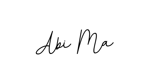 Use a signature maker to create a handwritten signature online. With this signature software, you can design (BallpointsItalic-DORy9) your own signature for name Abi Ma. Abi Ma signature style 11 images and pictures png