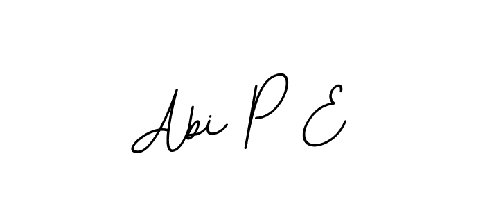 Make a beautiful signature design for name Abi P E. Use this online signature maker to create a handwritten signature for free. Abi P E signature style 11 images and pictures png