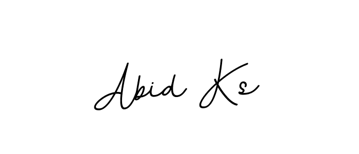 Use a signature maker to create a handwritten signature online. With this signature software, you can design (BallpointsItalic-DORy9) your own signature for name Abid Ks. Abid Ks signature style 11 images and pictures png