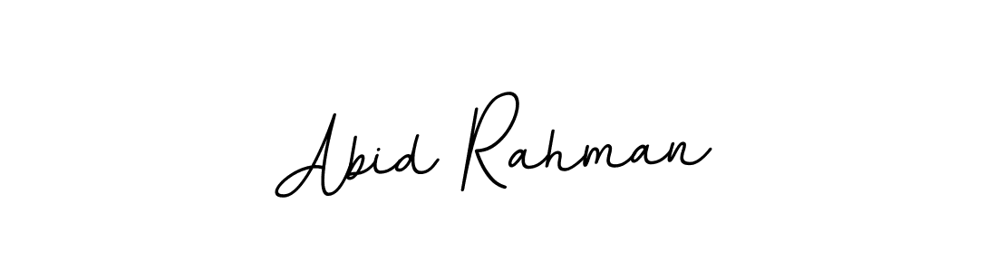 Use a signature maker to create a handwritten signature online. With this signature software, you can design (BallpointsItalic-DORy9) your own signature for name Abid Rahman. Abid Rahman signature style 11 images and pictures png