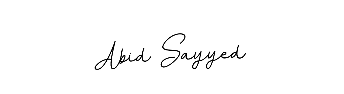 It looks lik you need a new signature style for name Abid Sayyed. Design unique handwritten (BallpointsItalic-DORy9) signature with our free signature maker in just a few clicks. Abid Sayyed signature style 11 images and pictures png