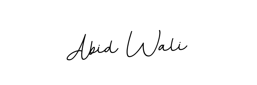 You should practise on your own different ways (BallpointsItalic-DORy9) to write your name (Abid Wali) in signature. don't let someone else do it for you. Abid Wali signature style 11 images and pictures png