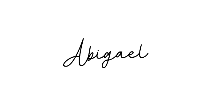 The best way (BallpointsItalic-DORy9) to make a short signature is to pick only two or three words in your name. The name Abigael include a total of six letters. For converting this name. Abigael signature style 11 images and pictures png