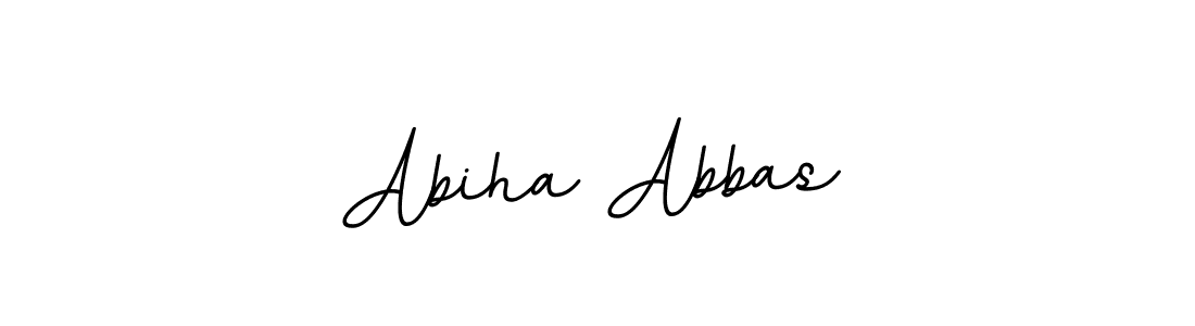 Create a beautiful signature design for name Abiha Abbas. With this signature (BallpointsItalic-DORy9) fonts, you can make a handwritten signature for free. Abiha Abbas signature style 11 images and pictures png