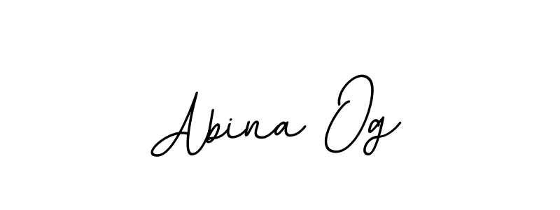 Abina Og stylish signature style. Best Handwritten Sign (BallpointsItalic-DORy9) for my name. Handwritten Signature Collection Ideas for my name Abina Og. Abina Og signature style 11 images and pictures png