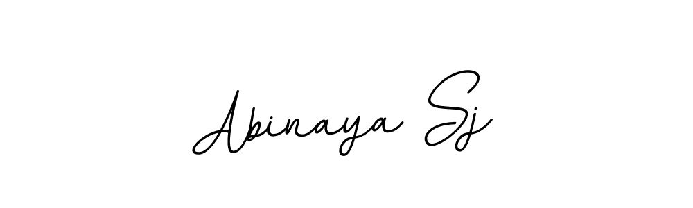 Abinaya Sj stylish signature style. Best Handwritten Sign (BallpointsItalic-DORy9) for my name. Handwritten Signature Collection Ideas for my name Abinaya Sj. Abinaya Sj signature style 11 images and pictures png