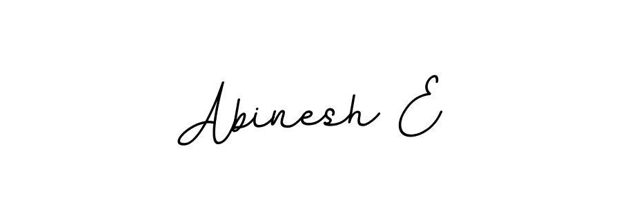 Create a beautiful signature design for name Abinesh E. With this signature (BallpointsItalic-DORy9) fonts, you can make a handwritten signature for free. Abinesh E signature style 11 images and pictures png
