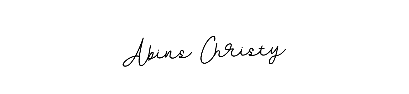 Create a beautiful signature design for name Abins Christy. With this signature (BallpointsItalic-DORy9) fonts, you can make a handwritten signature for free. Abins Christy signature style 11 images and pictures png