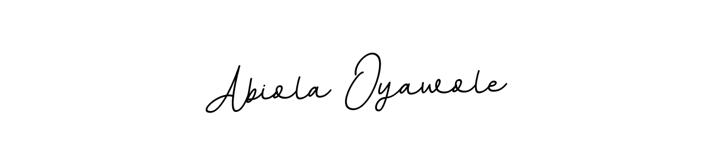 Create a beautiful signature design for name Abiola Oyawole. With this signature (BallpointsItalic-DORy9) fonts, you can make a handwritten signature for free. Abiola Oyawole signature style 11 images and pictures png