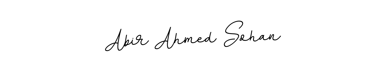 Create a beautiful signature design for name Abir Ahmed Sohan. With this signature (BallpointsItalic-DORy9) fonts, you can make a handwritten signature for free. Abir Ahmed Sohan signature style 11 images and pictures png