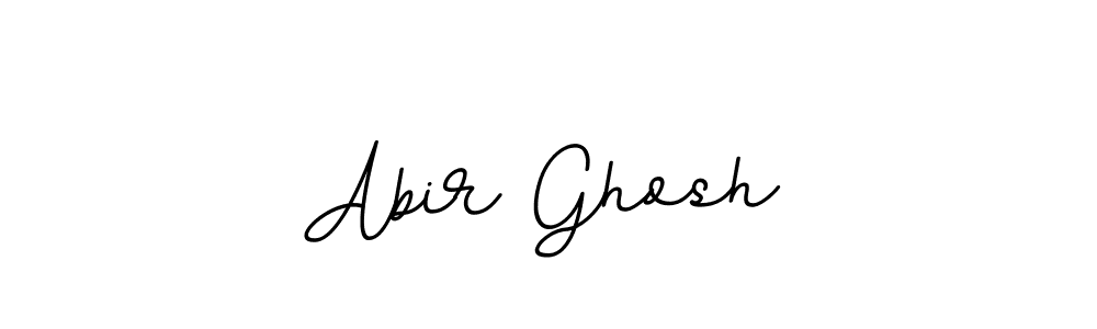 How to make Abir Ghosh name signature. Use BallpointsItalic-DORy9 style for creating short signs online. This is the latest handwritten sign. Abir Ghosh signature style 11 images and pictures png