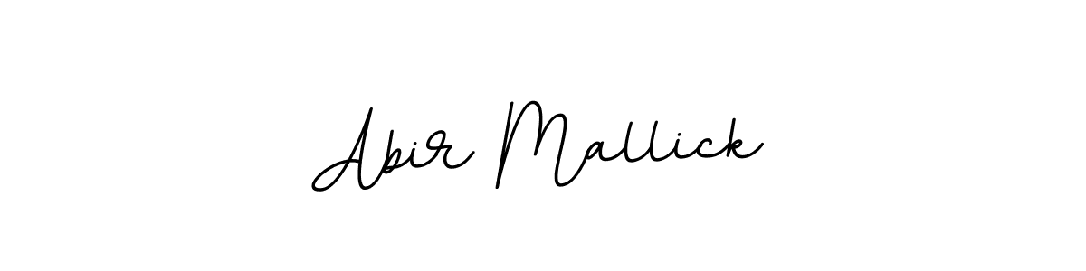 How to make Abir Mallick name signature. Use BallpointsItalic-DORy9 style for creating short signs online. This is the latest handwritten sign. Abir Mallick signature style 11 images and pictures png