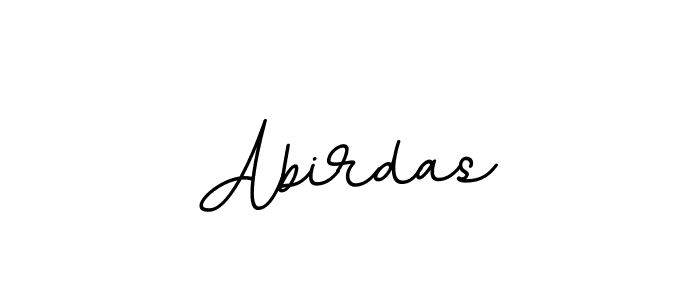 Design your own signature with our free online signature maker. With this signature software, you can create a handwritten (BallpointsItalic-DORy9) signature for name Abirdas. Abirdas signature style 11 images and pictures png