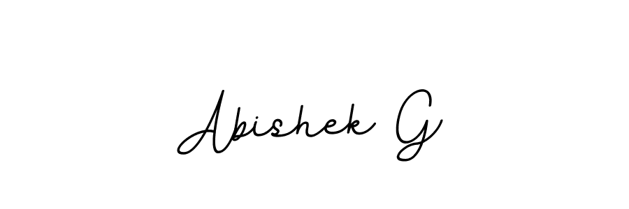 Also we have Abishek G name is the best signature style. Create professional handwritten signature collection using BallpointsItalic-DORy9 autograph style. Abishek G signature style 11 images and pictures png