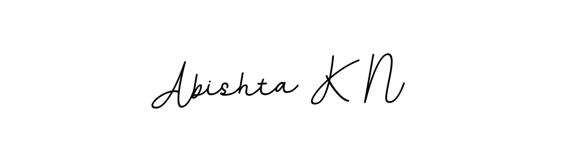 BallpointsItalic-DORy9 is a professional signature style that is perfect for those who want to add a touch of class to their signature. It is also a great choice for those who want to make their signature more unique. Get Abishta K N name to fancy signature for free. Abishta K N signature style 11 images and pictures png