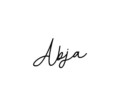 Create a beautiful signature design for name Abja. With this signature (BallpointsItalic-DORy9) fonts, you can make a handwritten signature for free. Abja signature style 11 images and pictures png