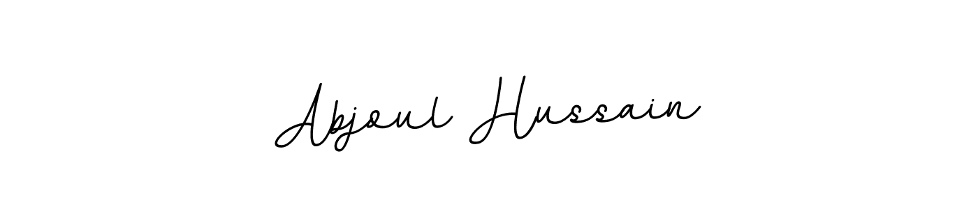 Abjoul Hussain stylish signature style. Best Handwritten Sign (BallpointsItalic-DORy9) for my name. Handwritten Signature Collection Ideas for my name Abjoul Hussain. Abjoul Hussain signature style 11 images and pictures png