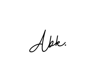 How to make Abk. name signature. Use BallpointsItalic-DORy9 style for creating short signs online. This is the latest handwritten sign. Abk. signature style 11 images and pictures png