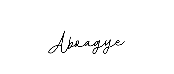 Use a signature maker to create a handwritten signature online. With this signature software, you can design (BallpointsItalic-DORy9) your own signature for name Aboagye. Aboagye signature style 11 images and pictures png