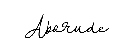 Express your personality with a custom Aborude signature crafted with BallpointsItalic-DORy9 typography. Free transparent PNG download available. Aborude signature style 11 images and pictures png