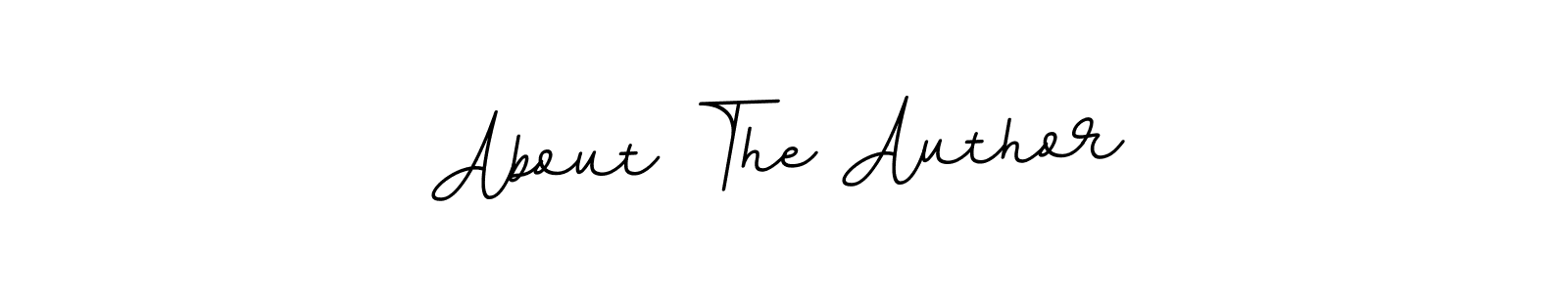 Create a beautiful signature design for name About The Author. With this signature (BallpointsItalic-DORy9) fonts, you can make a handwritten signature for free. About The Author signature style 11 images and pictures png