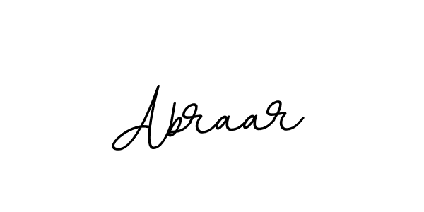 Use a signature maker to create a handwritten signature online. With this signature software, you can design (BallpointsItalic-DORy9) your own signature for name Abraar. Abraar signature style 11 images and pictures png