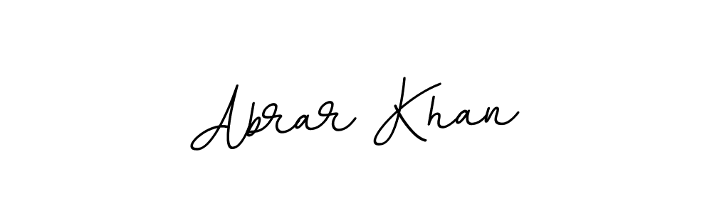 Create a beautiful signature design for name Abrar Khan. With this signature (BallpointsItalic-DORy9) fonts, you can make a handwritten signature for free. Abrar Khan signature style 11 images and pictures png