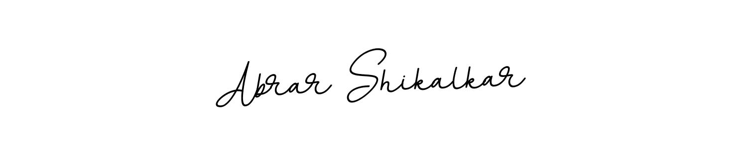 Use a signature maker to create a handwritten signature online. With this signature software, you can design (BallpointsItalic-DORy9) your own signature for name Abrar Shikalkar. Abrar Shikalkar signature style 11 images and pictures png