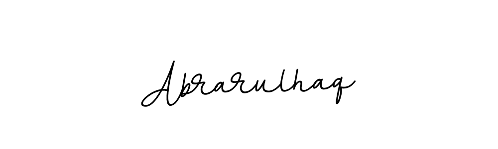 Design your own signature with our free online signature maker. With this signature software, you can create a handwritten (BallpointsItalic-DORy9) signature for name Abrarulhaq. Abrarulhaq signature style 11 images and pictures png