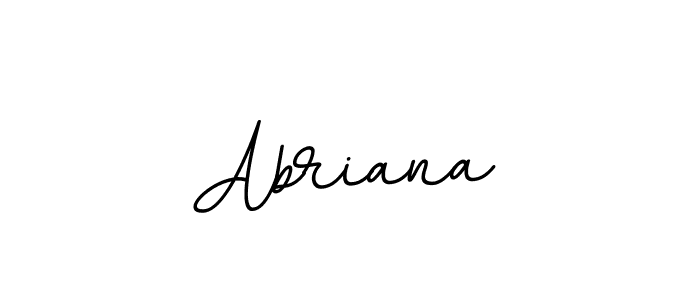 Make a beautiful signature design for name Abriana. With this signature (BallpointsItalic-DORy9) style, you can create a handwritten signature for free. Abriana signature style 11 images and pictures png