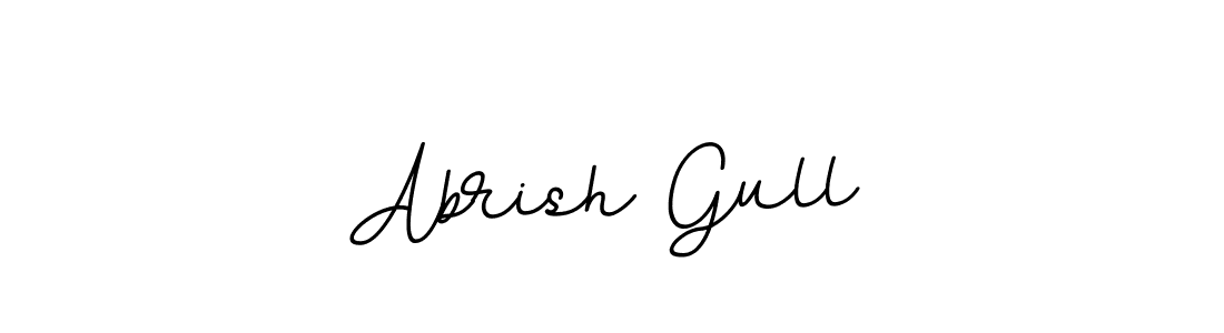 Design your own signature with our free online signature maker. With this signature software, you can create a handwritten (BallpointsItalic-DORy9) signature for name Abrish Gull. Abrish Gull signature style 11 images and pictures png