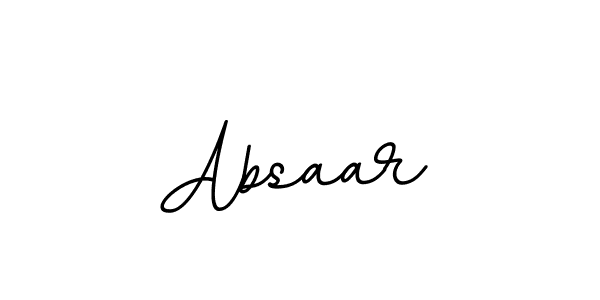 Make a beautiful signature design for name Absaar. With this signature (BallpointsItalic-DORy9) style, you can create a handwritten signature for free. Absaar signature style 11 images and pictures png