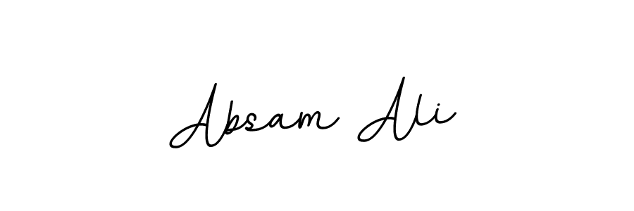 Absam Ali stylish signature style. Best Handwritten Sign (BallpointsItalic-DORy9) for my name. Handwritten Signature Collection Ideas for my name Absam Ali. Absam Ali signature style 11 images and pictures png