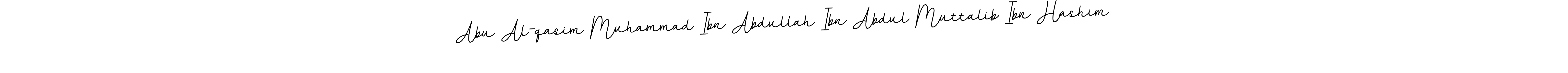 Use a signature maker to create a handwritten signature online. With this signature software, you can design (BallpointsItalic-DORy9) your own signature for name Abu Al-qasim Muhammad Ibn Abdullah Ibn Abdul Muttalib Ibn Hashim. Abu Al-qasim Muhammad Ibn Abdullah Ibn Abdul Muttalib Ibn Hashim signature style 11 images and pictures png