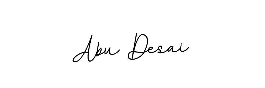 Abu Desai stylish signature style. Best Handwritten Sign (BallpointsItalic-DORy9) for my name. Handwritten Signature Collection Ideas for my name Abu Desai. Abu Desai signature style 11 images and pictures png