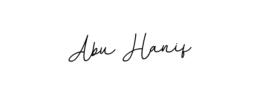 Create a beautiful signature design for name Abu Hanif. With this signature (BallpointsItalic-DORy9) fonts, you can make a handwritten signature for free. Abu Hanif signature style 11 images and pictures png