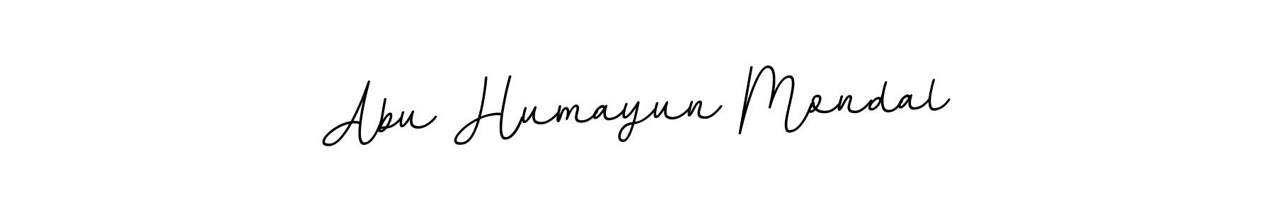 Use a signature maker to create a handwritten signature online. With this signature software, you can design (BallpointsItalic-DORy9) your own signature for name Abu Humayun Mondal. Abu Humayun Mondal signature style 11 images and pictures png