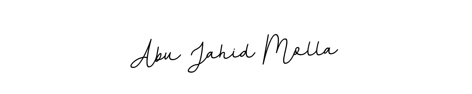 Also we have Abu Jahid Molla name is the best signature style. Create professional handwritten signature collection using BallpointsItalic-DORy9 autograph style. Abu Jahid Molla signature style 11 images and pictures png