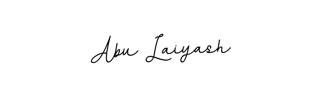 You should practise on your own different ways (BallpointsItalic-DORy9) to write your name (Abu Laiyash) in signature. don't let someone else do it for you. Abu Laiyash signature style 11 images and pictures png