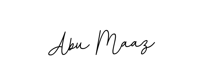 Make a beautiful signature design for name Abu Maaz. With this signature (BallpointsItalic-DORy9) style, you can create a handwritten signature for free. Abu Maaz signature style 11 images and pictures png