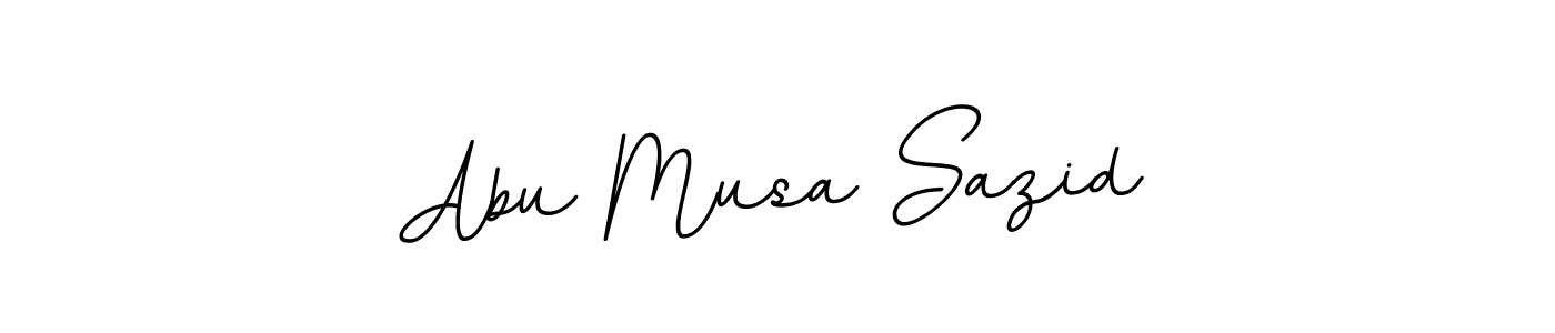 Create a beautiful signature design for name Abu Musa Sazid. With this signature (BallpointsItalic-DORy9) fonts, you can make a handwritten signature for free. Abu Musa Sazid signature style 11 images and pictures png