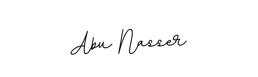 Make a beautiful signature design for name Abu Nasser. With this signature (BallpointsItalic-DORy9) style, you can create a handwritten signature for free. Abu Nasser signature style 11 images and pictures png