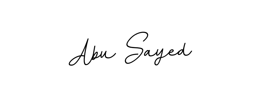 Create a beautiful signature design for name Abu Sayed. With this signature (BallpointsItalic-DORy9) fonts, you can make a handwritten signature for free. Abu Sayed signature style 11 images and pictures png