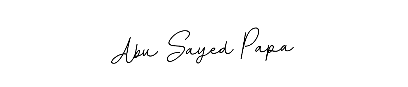 Make a beautiful signature design for name Abu Sayed Papa. Use this online signature maker to create a handwritten signature for free. Abu Sayed Papa signature style 11 images and pictures png